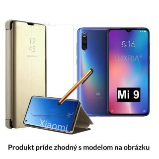 Otváracie Púzdro Roybens Clear View pre Xiaomi - Zlaté  + Darček ochranné sklo a dotykové pero zadarmo Pre Xiaomi: Mi A3