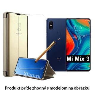 Otváracie Púzdro Roybens Clear View pre Xiaomi - Zlaté  + Darček ochranné sklo a dotykové pero zadarmo Pre Xiaomi: Redmi 7