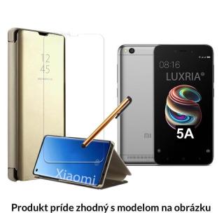 Otváracie Púzdro Roybens Clear View pre Xiaomi - Zlaté  + Darček ochranné sklo a dotykové pero zadarmo Pre Xiaomi: Redmi Note 3