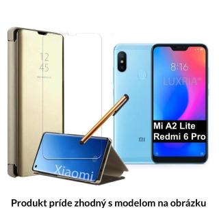 Otváracie Púzdro Roybens Clear View pre Xiaomi - Zlaté  + Darček ochranné sklo a dotykové pero zadarmo Pre Xiaomi: Redmi Note 4X