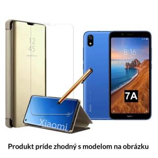 Otváracie Púzdro Roybens Clear View pre Xiaomi - Zlaté  + Darček ochranné sklo a dotykové pero zadarmo Pre Xiaomi: Redmi Note 6 Pro