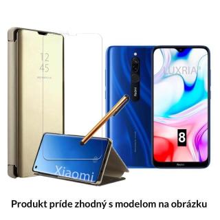 Otváracie Púzdro Roybens Clear View pre Xiaomi - Zlaté  + Darček ochranné sklo a dotykové pero zadarmo Pre Xiaomi: Redmi Note 7