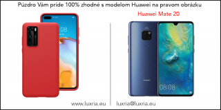 Púzdro Luxria Premium pre Huawei - Červené (Liquid Silicone & Soft Touch) pre Huawei: Mate 20