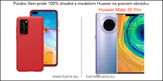 Púzdro Luxria Premium pre Huawei - Červené (Liquid Silicone & Soft Touch) pre Huawei: Mate 30 Pro