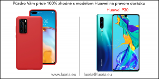 Púzdro Luxria Premium pre Huawei - Červené (Liquid Silicone & Soft Touch) pre Huawei: P30