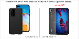 Púzdro Luxria Premium pre Huawei - Čierne (Liquid Silicone & Soft Touch) pre Huawei: P20