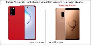 Púzdro Luxria Premium pre Samsung - Červené (Liquid Silicone & Soft Touch) Samsung: Galaxy S9 Plus