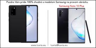 Púzdro Luxria Premium pre Samsung - Čierne (Liquid Silicone & Soft Touch) Samsung: Galaxy Note 10 Plus