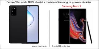 Púzdro Luxria Premium pre Samsung - Čierne (Liquid Silicone & Soft Touch) Samsung: Galaxy Note 9