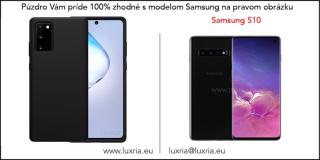 Púzdro Luxria Premium pre Samsung - Čierne (Liquid Silicone & Soft Touch) Samsung: Galaxy S10