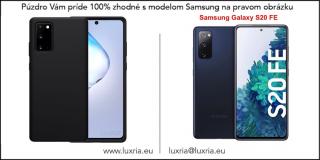 Púzdro Luxria Premium pre Samsung - Čierne (Liquid Silicone & Soft Touch) Samsung: Galaxy S20 FE