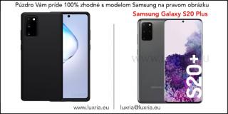 Púzdro Luxria Premium pre Samsung - Čierne (Liquid Silicone & Soft Touch) Samsung: Galaxy S20 Plus