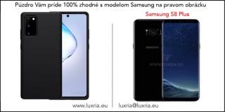 Púzdro Luxria Premium pre Samsung - Čierne (Liquid Silicone & Soft Touch) Samsung: Galaxy S8 Plus