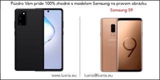 Púzdro Luxria Premium pre Samsung - Čierne (Liquid Silicone & Soft Touch) Samsung: Galaxy S9