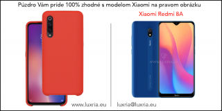 Púzdro Luxria Premium pre Xiaomi - Červené (Liquid Silicone & Soft Touch) Pre Xiaomi: Redmi 8A