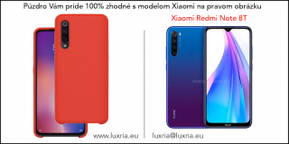 Púzdro Luxria Premium pre Xiaomi - Červené (Liquid Silicone & Soft Touch) Pre Xiaomi: Redmi Note 8T