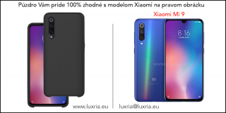 Púzdro Luxria Premium pre Xiaomi - Čierne (Liquid Silicone & Soft Touch) Pre Xiaomi: Mi 9