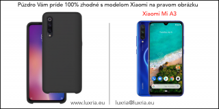 Púzdro Luxria Premium pre Xiaomi - Čierne (Liquid Silicone & Soft Touch) Pre Xiaomi: Mi A3