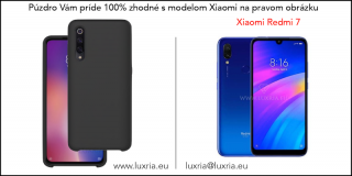 Púzdro Luxria Premium pre Xiaomi - Čierne (Liquid Silicone & Soft Touch) Pre Xiaomi: Redmi 7