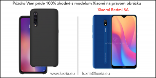 Púzdro Luxria Premium pre Xiaomi - Čierne (Liquid Silicone & Soft Touch) Pre Xiaomi: Redmi 8A