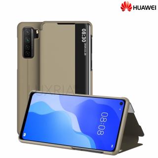 Púzdro Luxria SmartCase pre Huawei - Zlaté  + Darček ochranné sklo na displej pre Huawei: P Smart 2021 | Y7A