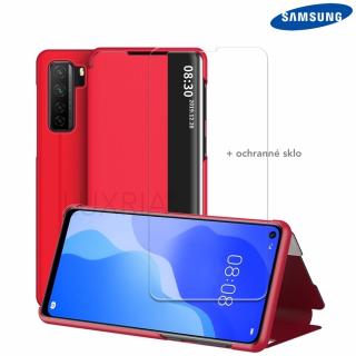 Púzdro Luxria SmartCase pre Samsung - Červené  + Darček ochranné sklo na displej Samsung: Galaxy A21s