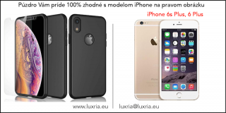 Púzdro Roybens 360 Full Body pre Apple iPhone + tvrdené sklo - Čierne  + dotykové pero zadarmo Iphone: 6s Plus, 6 Plus