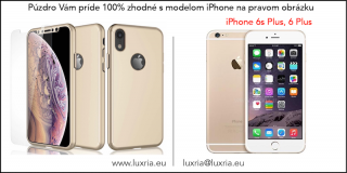 Púzdro Roybens 360 Full Body pre Apple iPhone + tvrdené sklo - Zlaté  + dotykové pero zadarmo Iphone: 6s Plus, 6 Plus