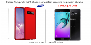 Púzdro Roybens 360 Full Body pre Samsung - Červené  + Darček ochranné sklo Samsung: Galaxy A5 (2016)