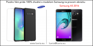 Púzdro Roybens 360 Full Body pre Samsung - Čierne  + Darček ochranné sklo Samsung: Galaxy A5 (2016)