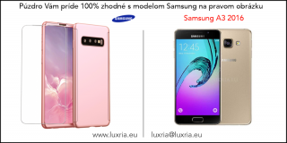 Púzdro Roybens 360 Full Body pre Samsung - Ružové  + Darček ochranné sklo Samsung: Galaxy A3 (2016)