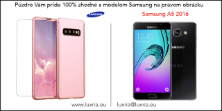 Púzdro Roybens 360 Full Body pre Samsung - Ružové  + Darček ochranné sklo Samsung: Galaxy A5 (2016)