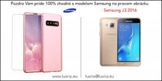 Púzdro Roybens 360 Full Body pre Samsung - Ružové  + Darček ochranné sklo Samsung: Galaxy J3 (2016)