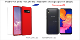 Púzdro Roybens 360 Full Body pre Samsung + tvrdené sklo - Červené Samsung: Galaxy A10