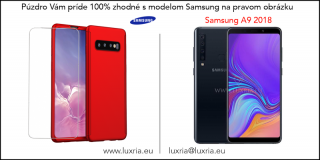 Púzdro Roybens 360 Full Body pre Samsung + tvrdené sklo - Červené Samsung: Galaxy A9 (2018)