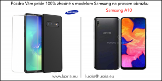 Púzdro Roybens 360 Full Body pre Samsung + tvrdené sklo - Čierne  + Darček ochranné sklo Samsung: Galaxy A10