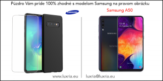 Púzdro Roybens 360 Full Body pre Samsung + tvrdené sklo - Čierne  + Darček ochranné sklo Samsung: Galaxy A50