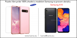 Púzdro Roybens 360 Full Body pre Samsung + tvrdené sklo - Ružové Samsung: Galaxy A10