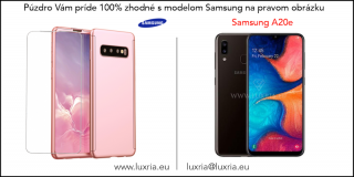 Púzdro Roybens 360 Full Body pre Samsung + tvrdené sklo - Ružové Samsung: Galaxy A20e