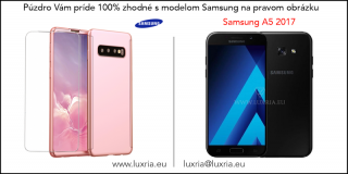 Púzdro Roybens 360 Full Body pre Samsung + tvrdené sklo - Ružové Samsung: Galaxy A5 (2017)