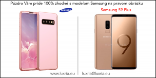 Púzdro Roybens 360 Full Body pre Samsung + tvrdené sklo - Ružové Samsung: Galaxy S9 Plus