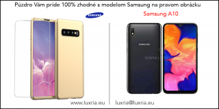 Púzdro Roybens 360 Full Body pre Samsung + tvrdené sklo - Zlaté Samsung: Galaxy A10