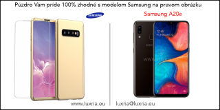 Púzdro Roybens 360 Full Body pre Samsung + tvrdené sklo - Zlaté Samsung: Galaxy A20e