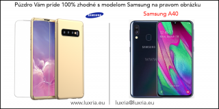 Púzdro Roybens 360 Full Body pre Samsung + tvrdené sklo - Zlaté Samsung: Galaxy A40