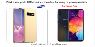 Púzdro Roybens 360 Full Body pre Samsung + tvrdené sklo - Zlaté Samsung: Galaxy A50