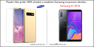 Púzdro Roybens 360 Full Body pre Samsung + tvrdené sklo - Zlaté Samsung: Galaxy A7 (2018)