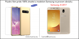 Púzdro Roybens 360 Full Body pre Samsung + tvrdené sklo - Zlaté Samsung: Galaxy J5 (2017)