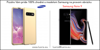 Púzdro Roybens 360 Full Body pre Samsung + tvrdené sklo - Zlaté Samsung: Galaxy Note 9