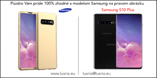 Púzdro Roybens 360 Full Body pre Samsung + tvrdené sklo - Zlaté Samsung: Galaxy S10 Plus