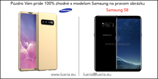 Púzdro Roybens 360 Full Body pre Samsung + tvrdené sklo - Zlaté Samsung: Galaxy S8